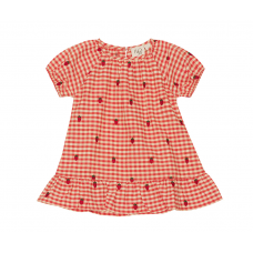 MOLLY DRESS - BERRY GINGHAM
