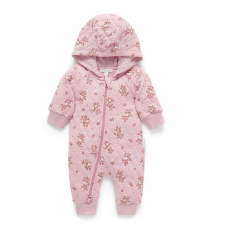 Winter Posie Quilted Growsuit