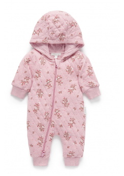 Winter Posie Quilted Growsuit