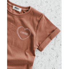 CANDY LOVED RUST BODYSUIT/TEE